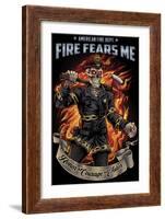 Firefighter Template-FlyLand Designs-Framed Giclee Print