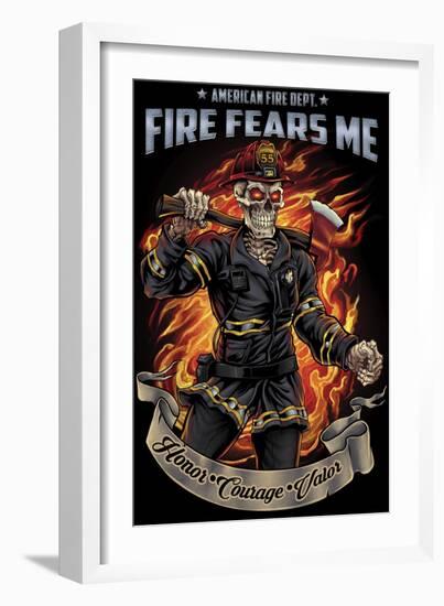 Firefighter Template-FlyLand Designs-Framed Giclee Print
