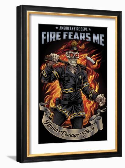 Firefighter Template-FlyLand Designs-Framed Giclee Print