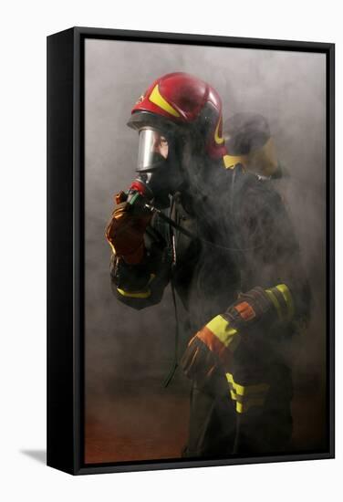 Firefighter-Mauro Fermariello-Framed Premier Image Canvas