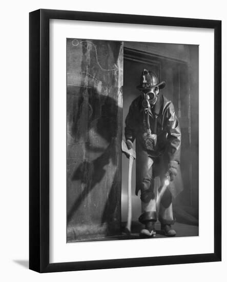 Firefighter-null-Framed Photo