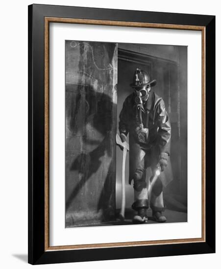 Firefighter-null-Framed Photo