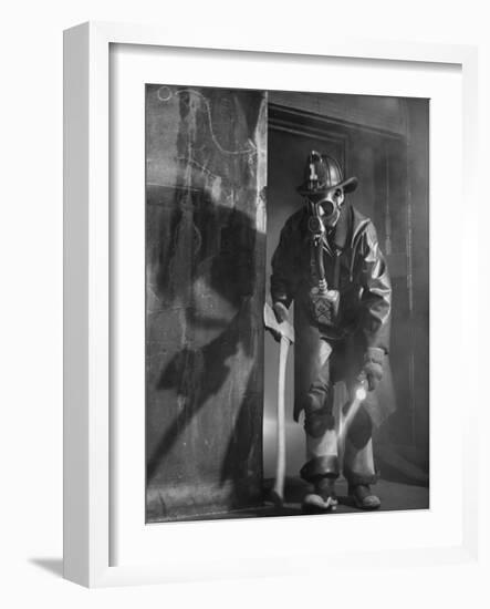 Firefighter-null-Framed Photo