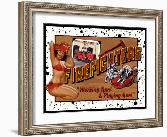 Firefighter-Kate Ward Thacker-Framed Giclee Print