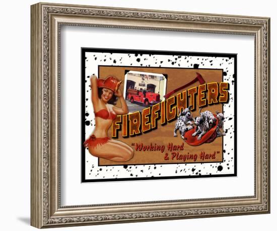 Firefighter-Kate Ward Thacker-Framed Giclee Print