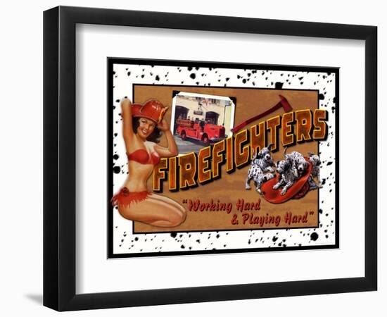 Firefighter-Kate Ward Thacker-Framed Giclee Print