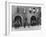 Firefighters Posing in Front of their Firehouse-Allan Grant-Framed Photographic Print