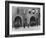 Firefighters Posing in Front of their Firehouse-Allan Grant-Framed Photographic Print