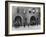 Firefighters Posing in Front of their Firehouse-Allan Grant-Framed Photographic Print