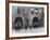 Firefighters Posing in Front of their Firehouse-Allan Grant-Framed Photographic Print