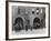 Firefighters Posing in Front of their Firehouse-Allan Grant-Framed Photographic Print