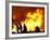 Firefighters Work the Sawtooth Complex Fire-null-Framed Photographic Print