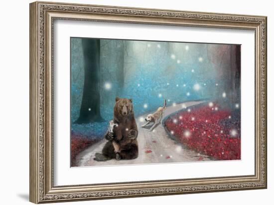 Fireflies In Heaven-Nancy Tillman-Framed Premium Giclee Print