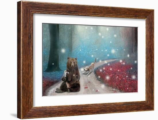 Fireflies In Heaven-Nancy Tillman-Framed Premium Giclee Print