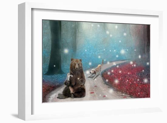 Fireflies In Heaven-Nancy Tillman-Framed Premium Giclee Print