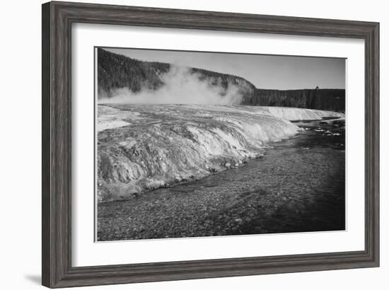 Firehole River Yellowstone National Park Wyoming, Geology, Geological-Ansel Adams-Framed Art Print