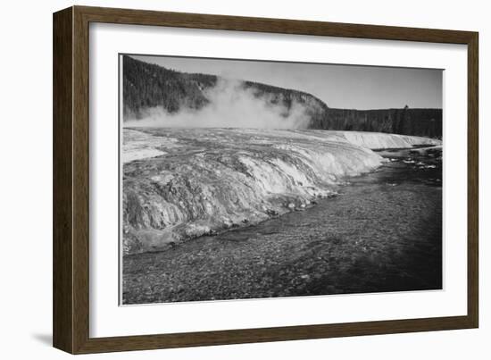 Firehole River Yellowstone National Park Wyoming, Geology, Geological-Ansel Adams-Framed Art Print