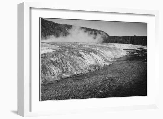 Firehole River Yellowstone National Park Wyoming, Geology, Geological-Ansel Adams-Framed Art Print