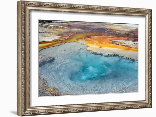 Firehole Spring, Firehole Lake Drive, Lower Geyser Basin, Yellowstone National Park, Wyoming, USA-Steven Milne-Framed Photographic Print