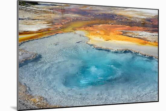 Firehole Spring, Firehole Lake Drive, Lower Geyser Basin, Yellowstone National Park, Wyoming, USA-Steven Milne-Mounted Photographic Print