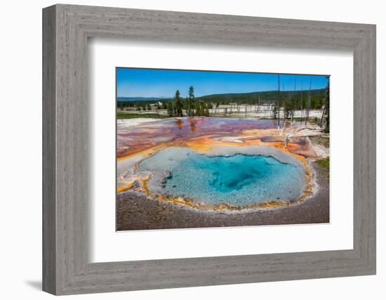 Firehole Spring, Firehole Lake Road, Yellowstone National Park, Wyoming, USA-Roddy Scheer-Framed Photographic Print