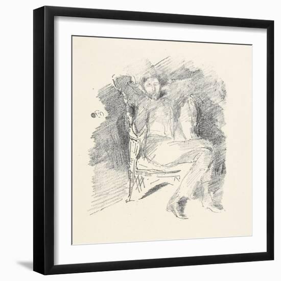 Firelight -Joseph Pennell, No. 1, 1896-James Abbott McNeill Whistler-Framed Giclee Print