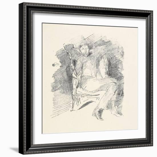 Firelight -Joseph Pennell, No. 1, 1896-James Abbott McNeill Whistler-Framed Giclee Print