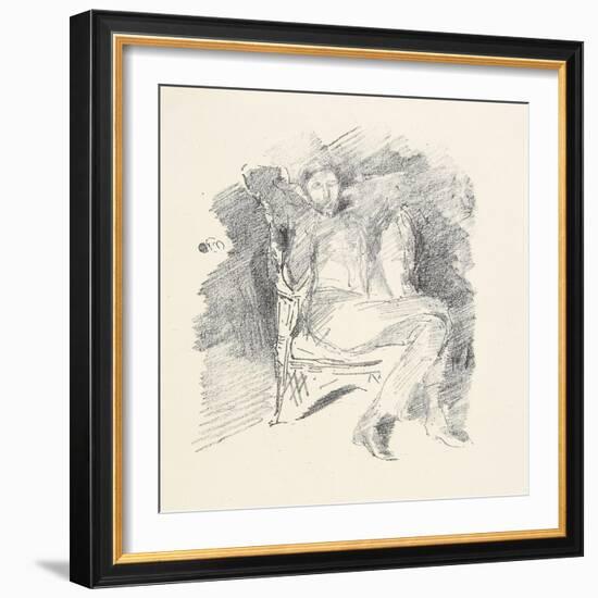 Firelight -Joseph Pennell, No. 1, 1896-James Abbott McNeill Whistler-Framed Giclee Print