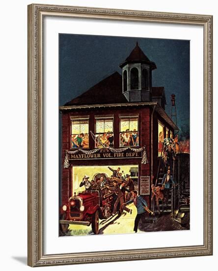 "Fireman's Ball," February 1, 1982-Ben Kimberly Prins-Framed Giclee Print