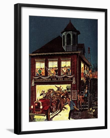 "Fireman's Ball," February 1, 1982-Ben Kimberly Prins-Framed Giclee Print