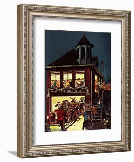 "Fireman's Ball," February 1, 1982-Ben Kimberly Prins-Framed Giclee Print