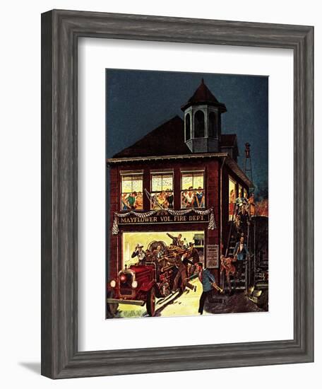 "Fireman's Ball," February 1, 1982-Ben Kimberly Prins-Framed Giclee Print