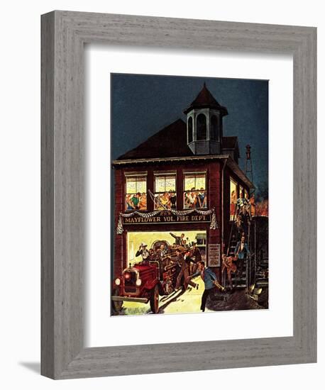 "Fireman's Ball," February 1, 1982-Ben Kimberly Prins-Framed Giclee Print