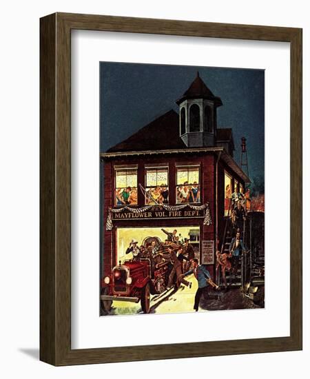 "Fireman's Ball," February 1, 1982-Ben Kimberly Prins-Framed Giclee Print