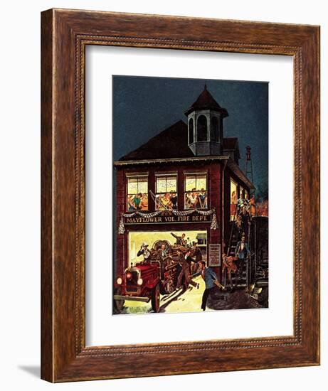 "Fireman's Ball," February 1, 1982-Ben Kimberly Prins-Framed Giclee Print