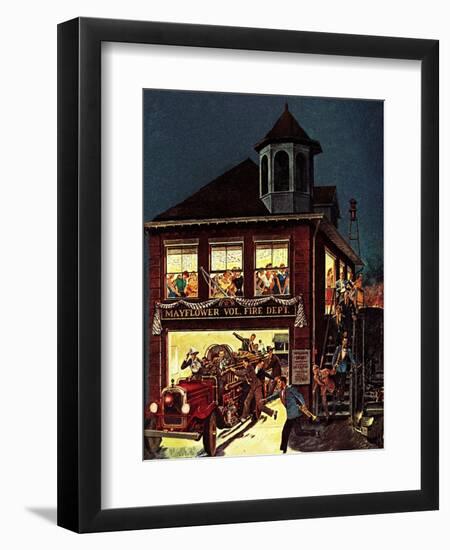 "Fireman's Ball," February 1, 1982-Ben Kimberly Prins-Framed Giclee Print