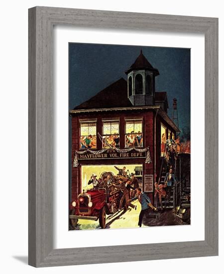 "Fireman's Ball," February 1, 1982-Ben Kimberly Prins-Framed Giclee Print