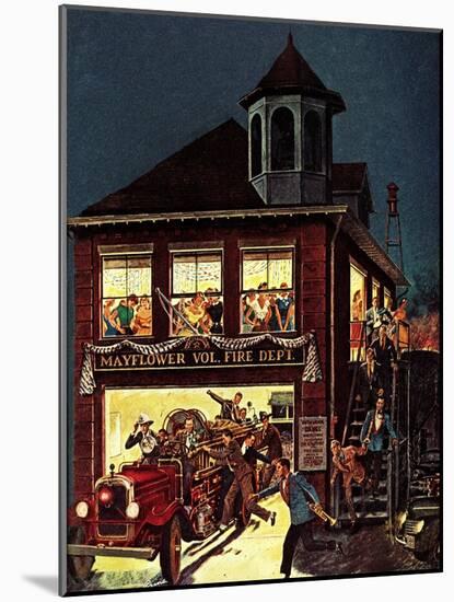 "Fireman's Ball," February 1, 1982-Ben Kimberly Prins-Mounted Giclee Print