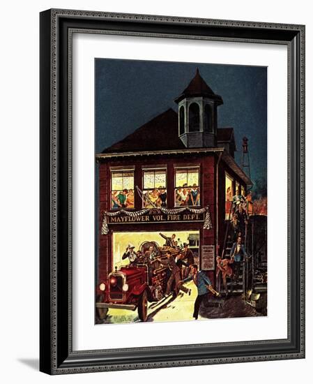 "Fireman's Ball," February 1, 1982-Ben Kimberly Prins-Framed Giclee Print