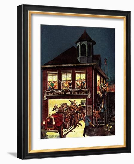 "Fireman's Ball," February 1, 1982-Ben Kimberly Prins-Framed Giclee Print