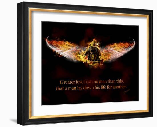 Fireman-Jason Bullard-Framed Giclee Print