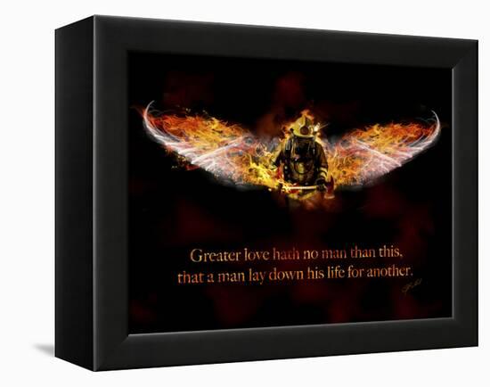 Fireman-Jason Bullard-Framed Premier Image Canvas