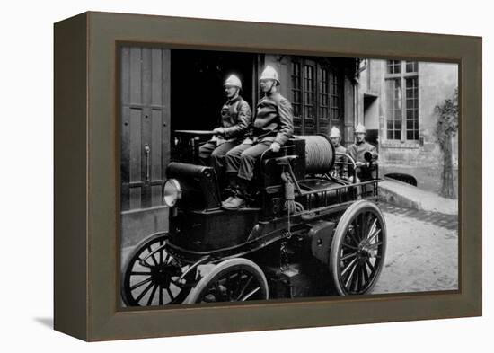 Firemen, Cars Reels-Brothers Seeberger-Framed Premier Image Canvas