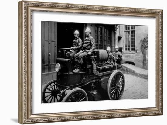 Firemen, Cars Reels-Brothers Seeberger-Framed Photographic Print