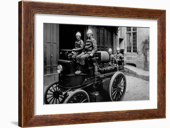 Firemen, Cars Reels-Brothers Seeberger-Framed Photographic Print