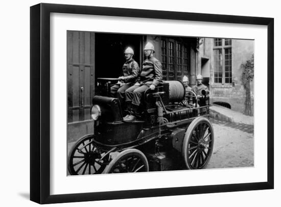 Firemen, Cars Reels-Brothers Seeberger-Framed Photographic Print