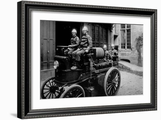 Firemen, Cars Reels-Brothers Seeberger-Framed Photographic Print