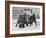 Firemen Fighting a Fire During Icy Weather-Al Fenn-Framed Photographic Print