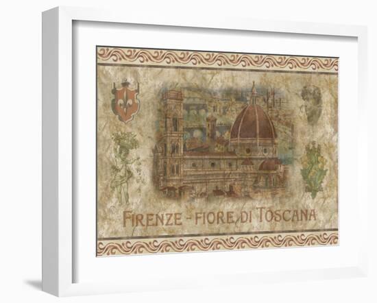 Firenze, Fiore de Toscana-Thomas L. Cathey-Framed Art Print