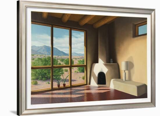 Fireplace-Lorna Patrick-Framed Collectable Print